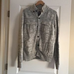 Men’s chunky knit cardigan